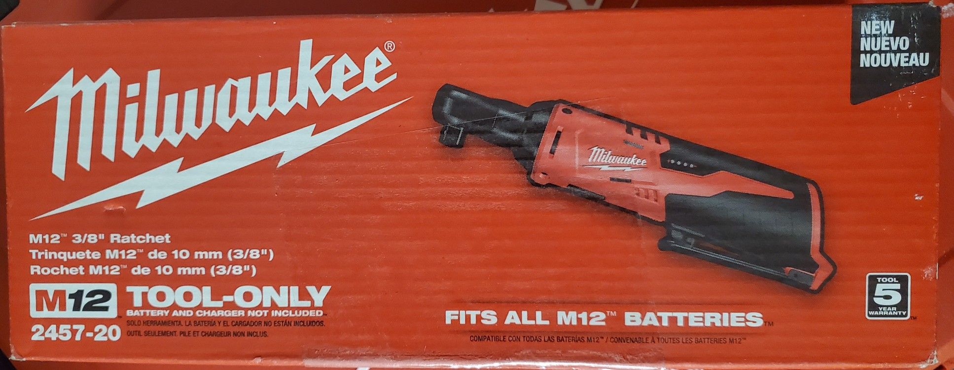 Milwaukee M12 3/8 Ratchet