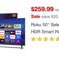 50” Roku Tv