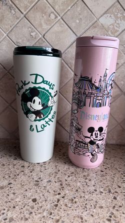 Starbucks Disney tumblers set of 2 new