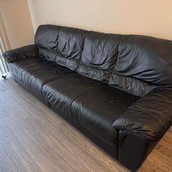 Large Leather Sofa
