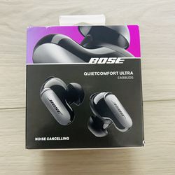 Bose QuietComfort Ultra True Wireless Noise Cancelling In-Ear Earbuds Black ( Brand New ) 
