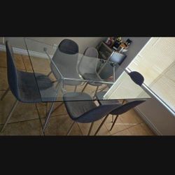 Glass Dining Table 