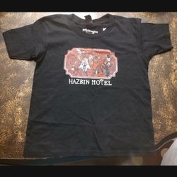 Gildan black XS Hazbin Hotel shirt (NWOT)