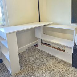 Desk L-shape, Compact 3 Set-ups
