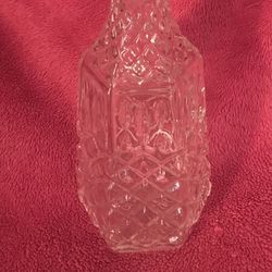 Studio Home 36oz Clear Crystal Glass Liquor Decanter NEW in Box!