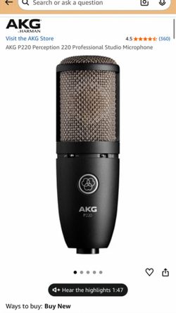 AKG P220 Professional Studio Microphone