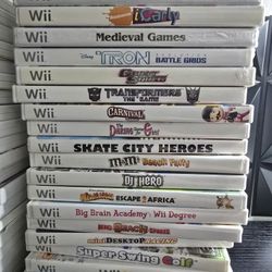 Nintendo Wii Lot Of 20 Games Most Cib Some New 