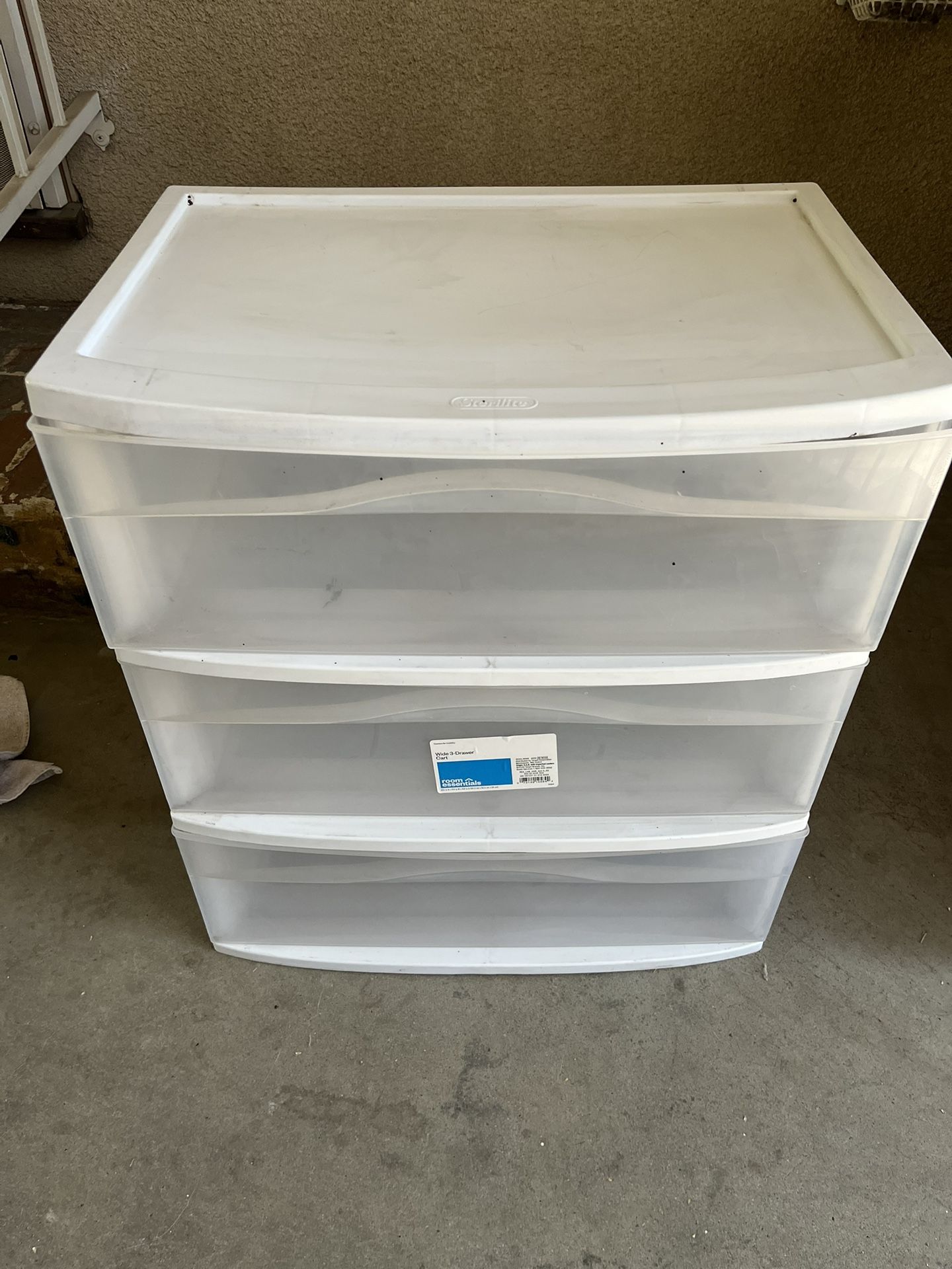 White 3 Tier Storage Container