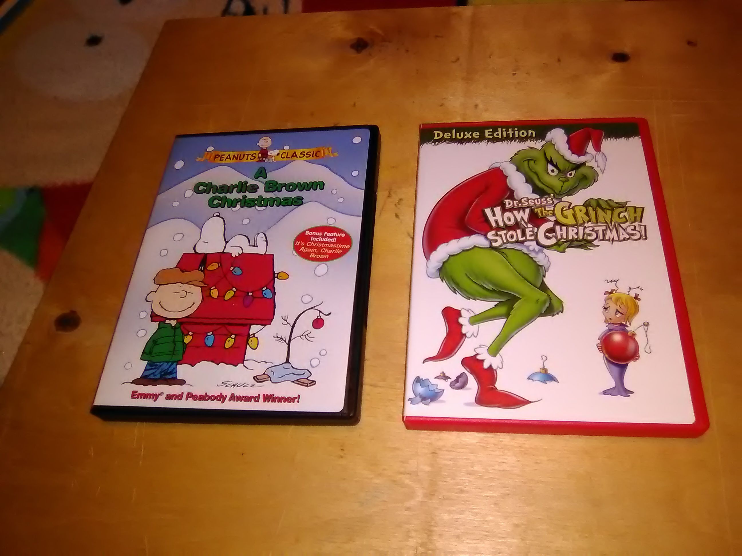 The Grinch in Charlie Brown Christmas specials DVD