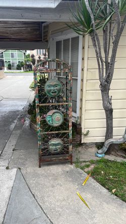 Wrought iron wine storage