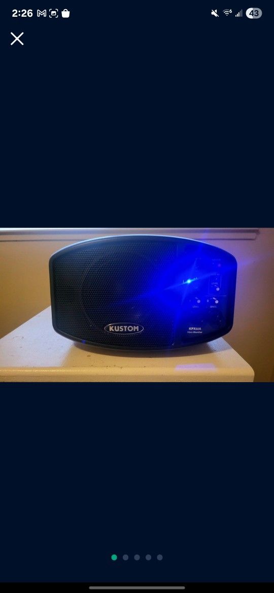 Kustom KPX5M Mini Monitor