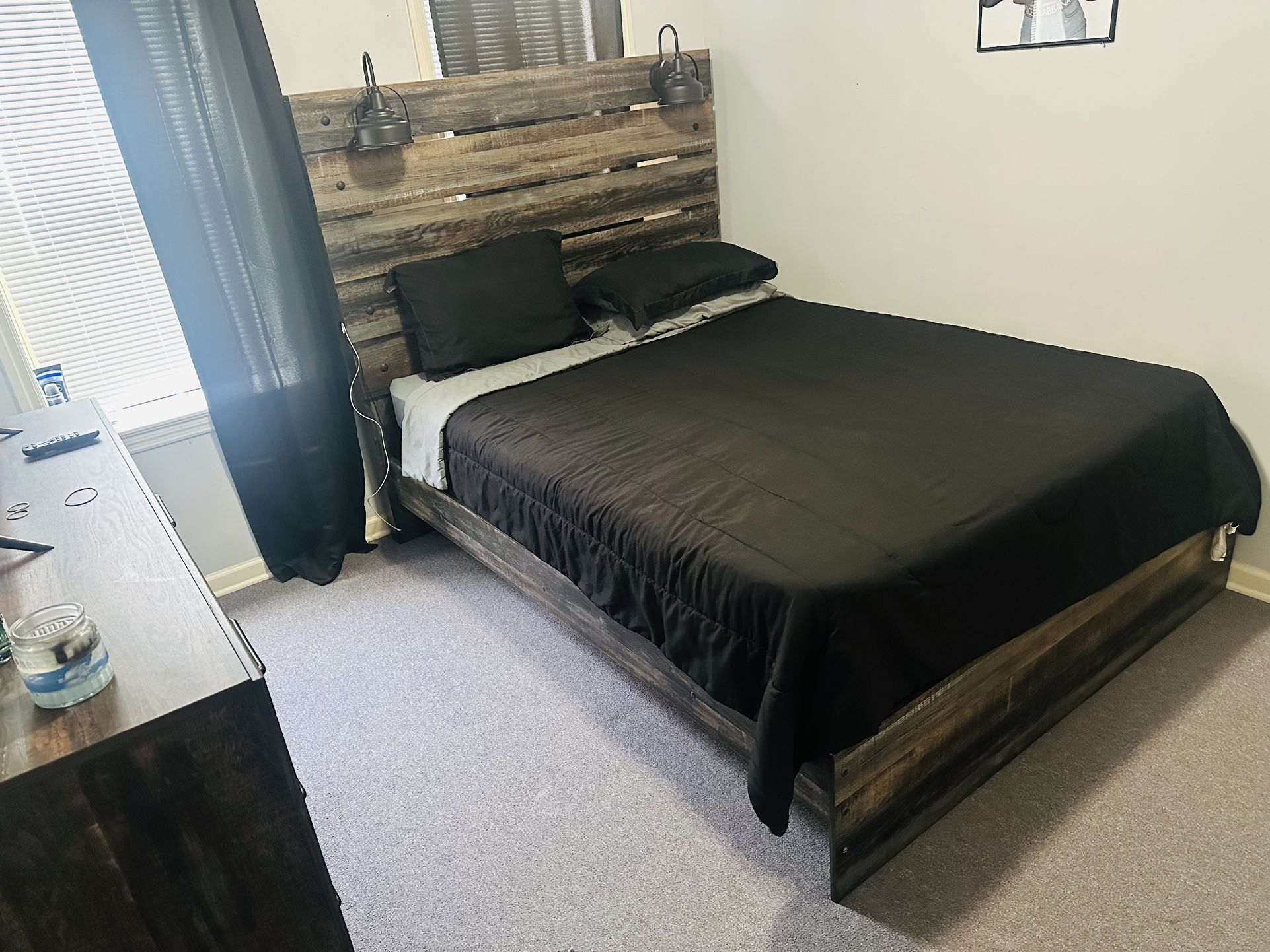 Bed And Dresser
