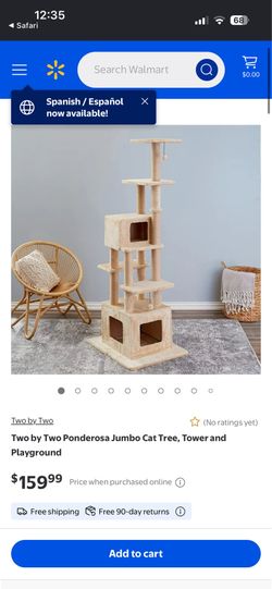 72” cat tree
