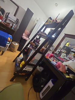 ladder-style bookshelf