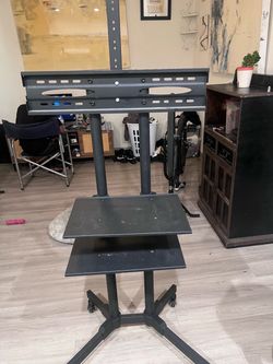 Rolling TV Stand