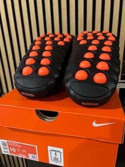 Nike Mind 001 Slides Black Hyper Crimson Size 10