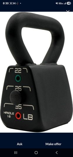 Powerblock Adjustable Kettlebell 18-35lbs