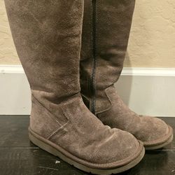 Brown Suede UGG Boots Size 5 - Like New! 