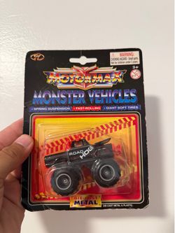 Vintage Motor Max Monster Vehicles "Road Hog" Die-Cast – New In Pack