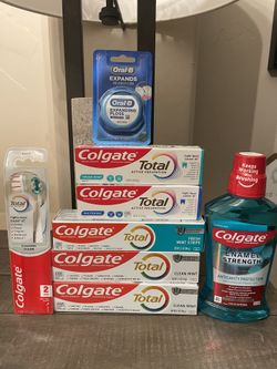 Colgate Total Toothpaste/Mouthwash/Toothbrush