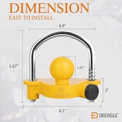 DEEAGLE trailer lock (brand new) 