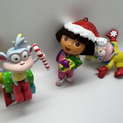 Dora The Explorer Christmas Ornaments