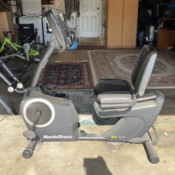 Nordic Track Go 4.7 Recumbent Exercise Stationary Bike Bicycle 