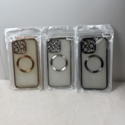 3 Clear Magnetic iPhone Cases