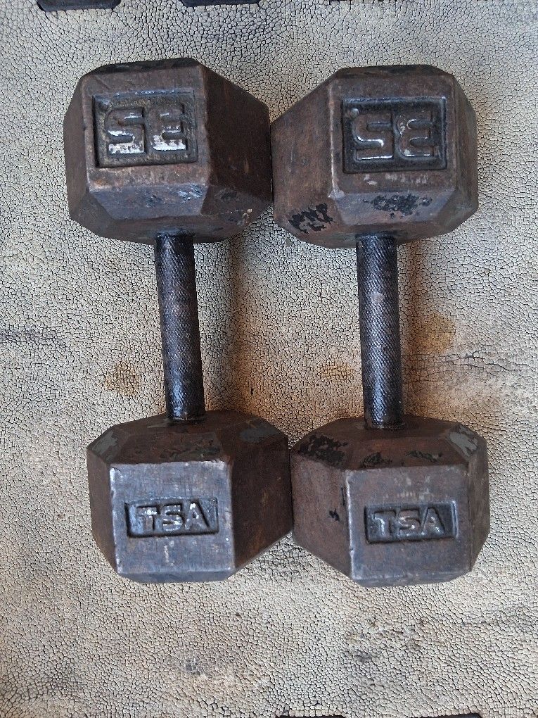 25lbs Dumbells
