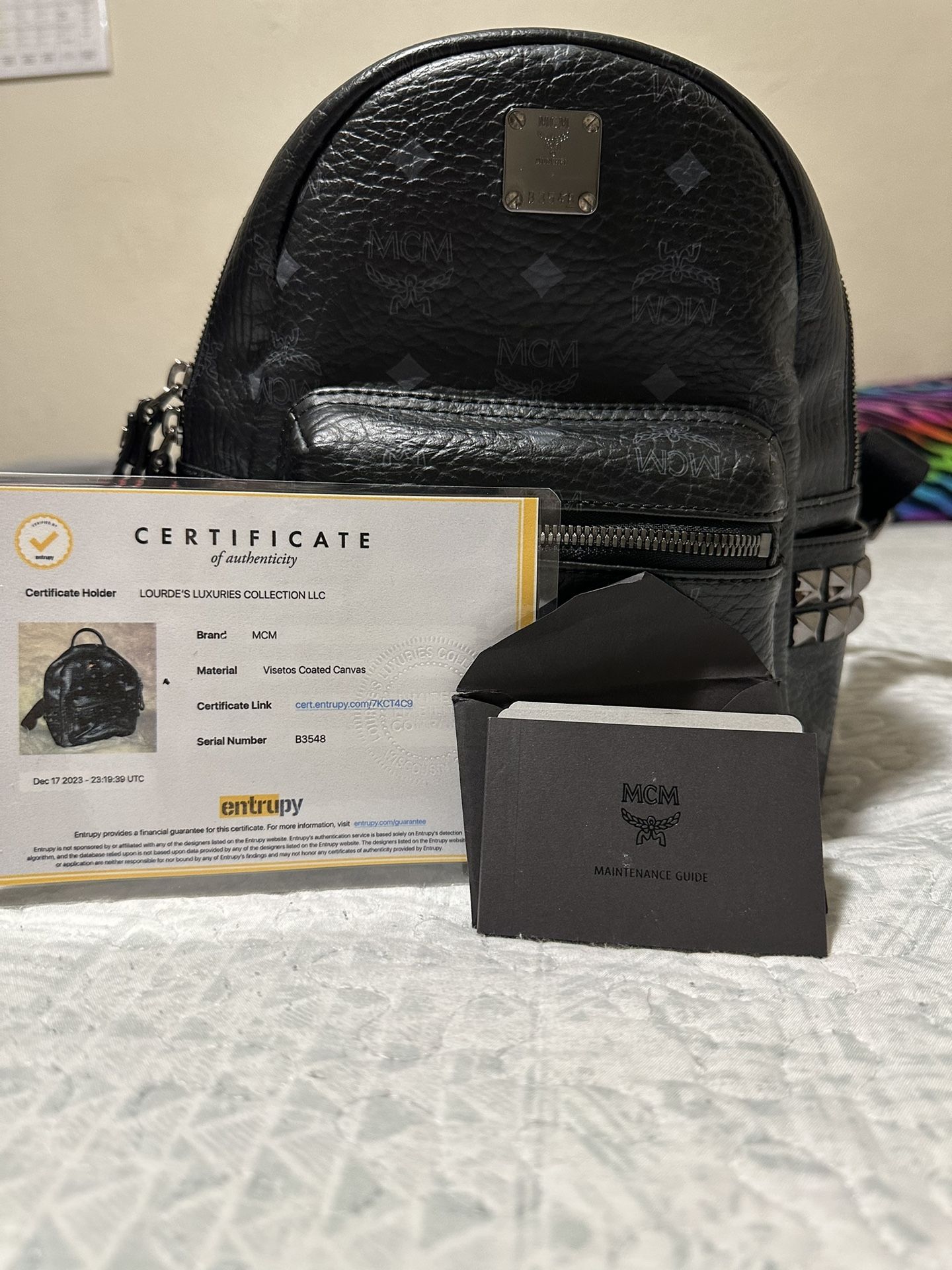 MCM Backpack Authentic