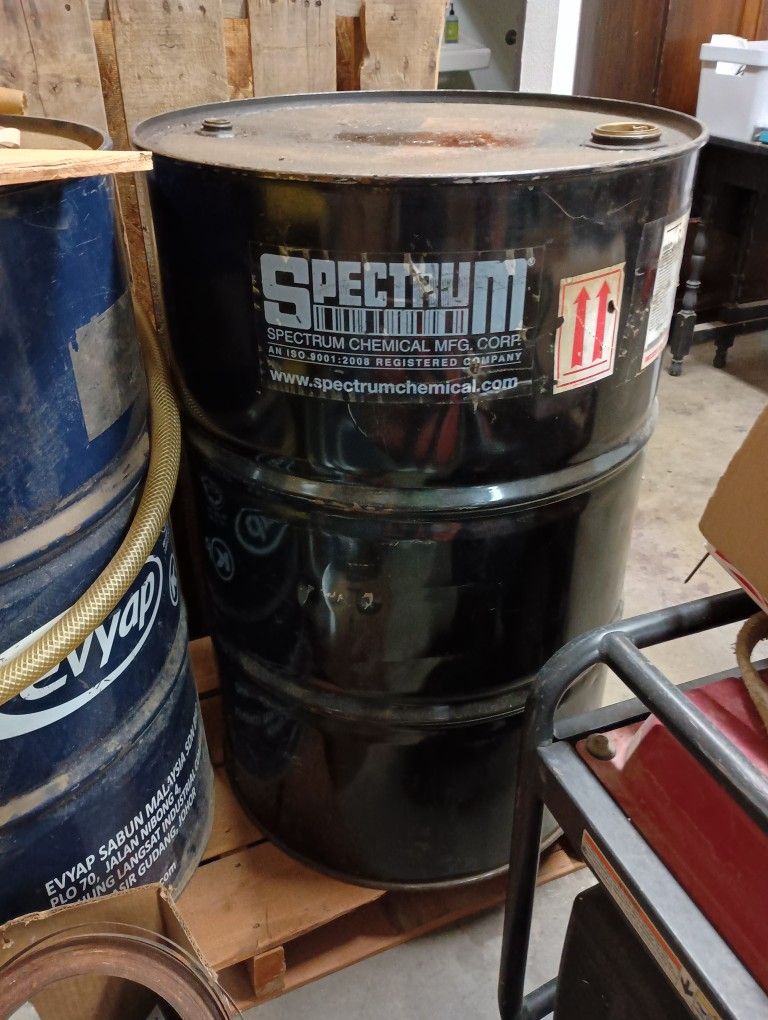 55 GALLON DRUM DIESEL FUEL EMPTY 