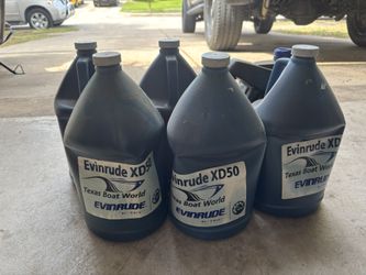 6 Gallons Oil For Outboards 2 Strokes Evinrude Motor 