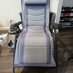 Padded Patio Lounge Chair