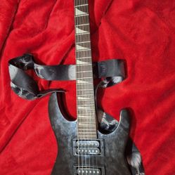 Jackson JS1X Electric Guitar Dinky Minion Series Gloss Black