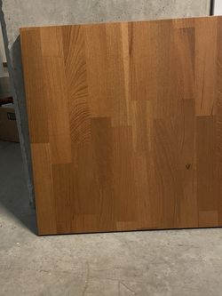 Solid Wood Table Top Walnut Brown