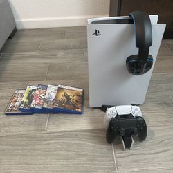 PlayStation 5 Disc Version+Games And Accessories