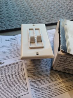 Single Pole, Dual Slide Dimmer 