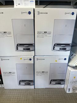 ECOVACS DEEBOT T20 OMNI Robot Vacuum and Spinning Mop with Automatic Lifting and Cleaning Station