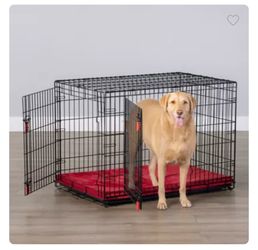 KONG Large Heavy-Duty Double Door Dog Crate – 41”