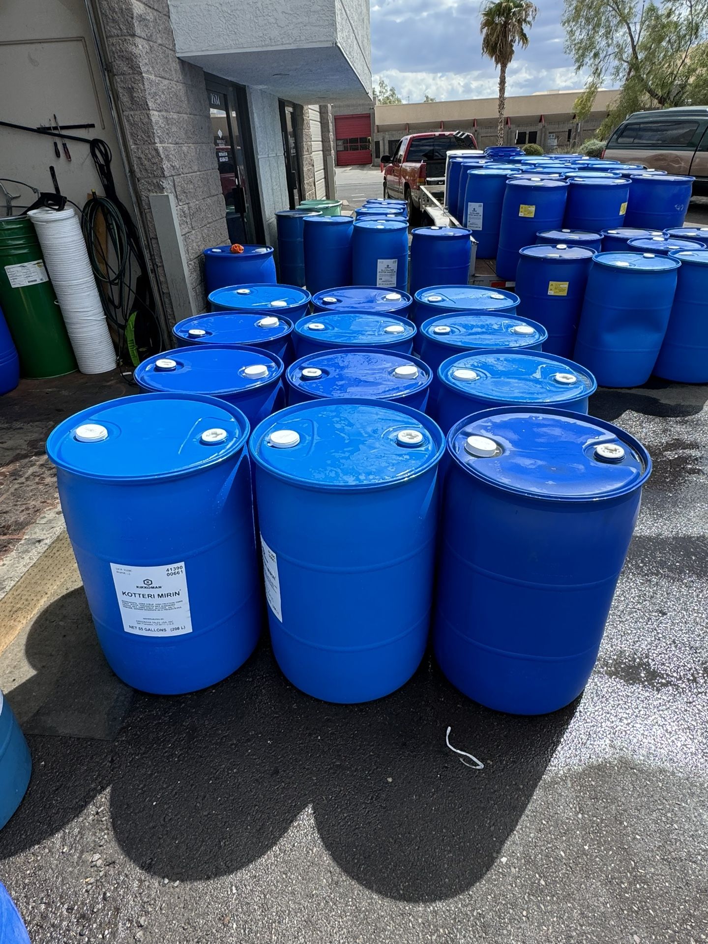 55 gal Plastic Drums