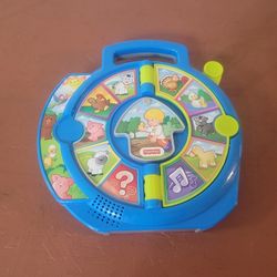 Fisher Price Little People World Of Animals See 'n Say With 2 Pages  