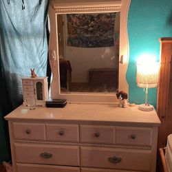 Matching Dresser  And  Desk Set