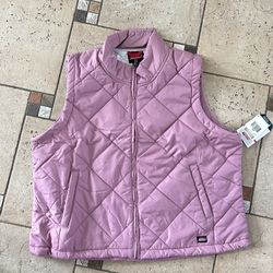 NWT Genuine Dickies women water resistant quilted vest Size 2XL