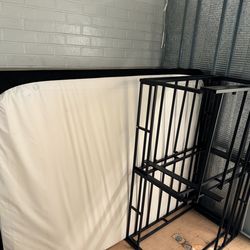 12” Queen Memory Foam Bed & 20” Box Frame