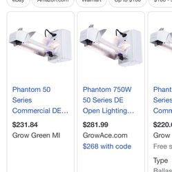 Phantom 50 Series 750W Grow Light With Brand New Bulb