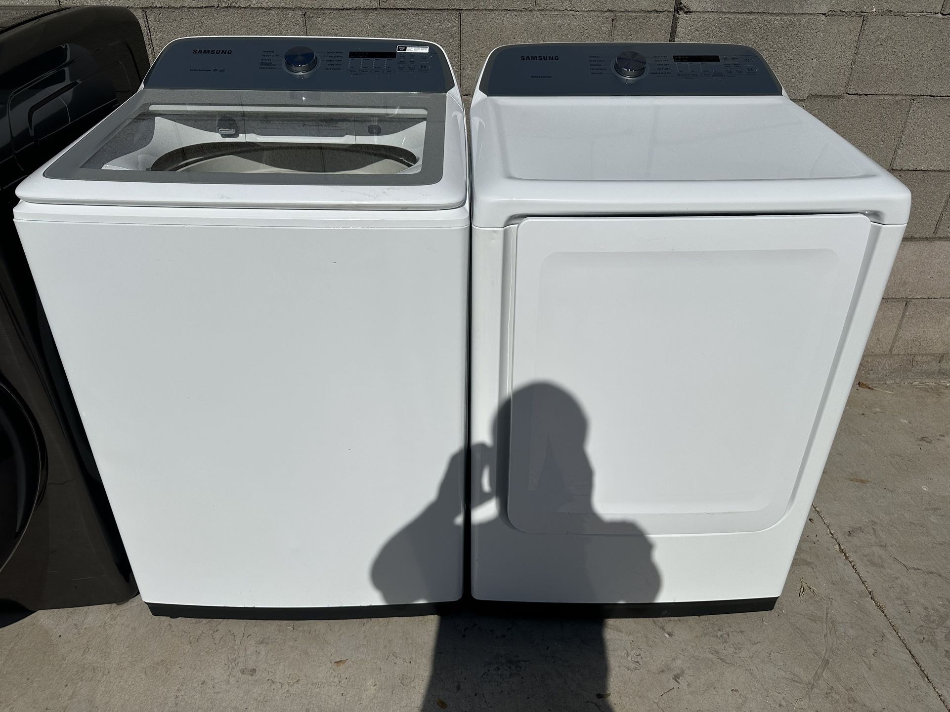 Samsung Glass Top Washer And Dryer Electric Dryer Set