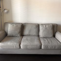 Gray 3-Seater Sofa – Great Condition + FREE Cushions!