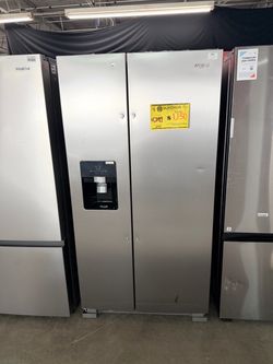 Whirlpool Side-by-Side Refrigerator with Ice and Water Dispenser