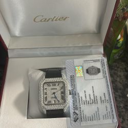 ✅, full Moisanaite diamond✅, diamond tester certified ✅, automatic movement ✅ Sapphire glass✅