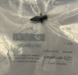 Genuine Subaru Bumper Cover Retainer Clip 59122PA010.  New in package.